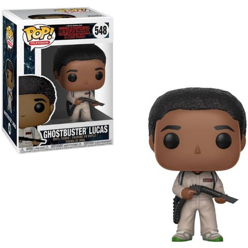 Stranger Things Funko Pop - Ghostbuster Lucas - No 548 - SALE Stranger Things Funko Pop - Ghostbuster Lucas - No 548 - SALE