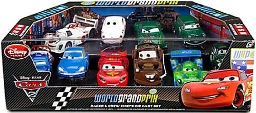 Disney Pixar Cars World Grand Prix Racer Crew Chiefs Diecast Set Importtoys