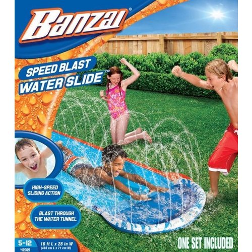 Banzai Speed Blast Water Slide. 