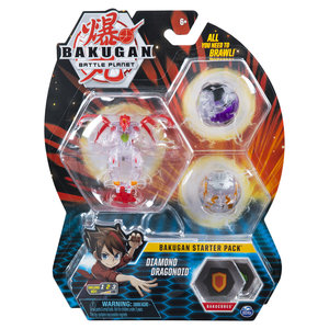 Bakugan Starter Pack met 3 Bakugan - Diamond Dragonoid