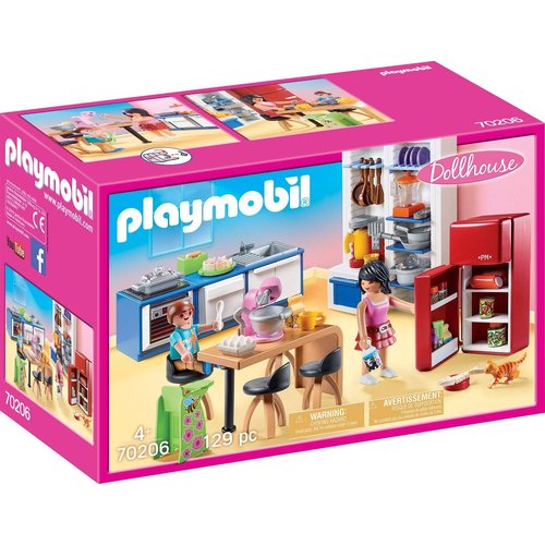 Playmobil 70206 - Dollhouse leefkeuken Playmobil 70206 - Dollhouse leefkeuken