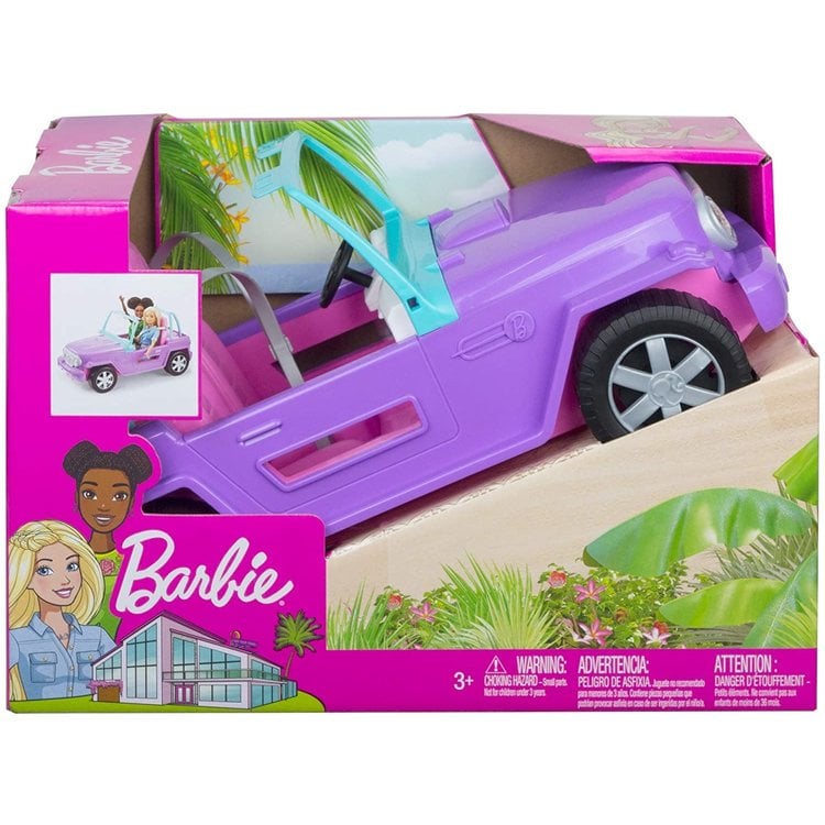 Barbie - Barbie Beach Jeep Purple - Importtoys