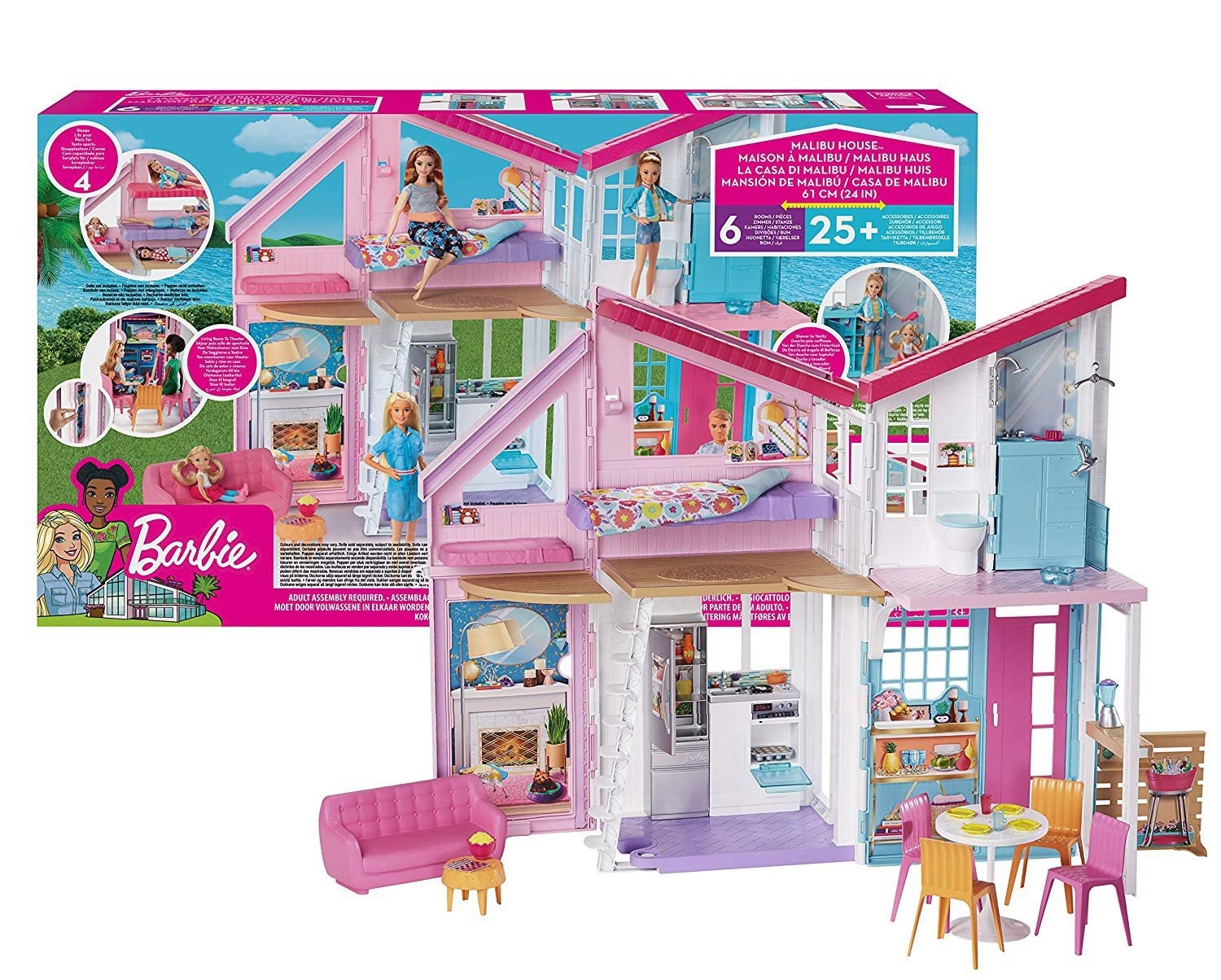 logboek nogmaals manipuleren Barbie - Malibu House (FXG57) - Importtoys