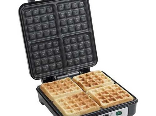 Power supply waffle maker