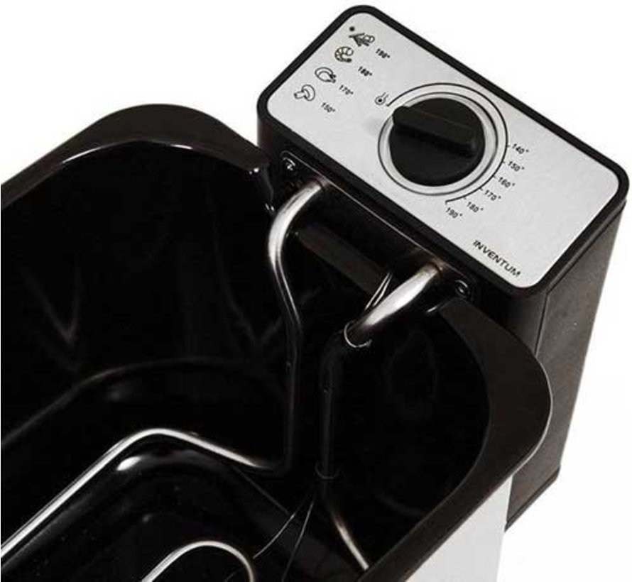 Fryer with cold zone