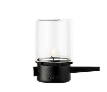 Pipe tealight horizontally