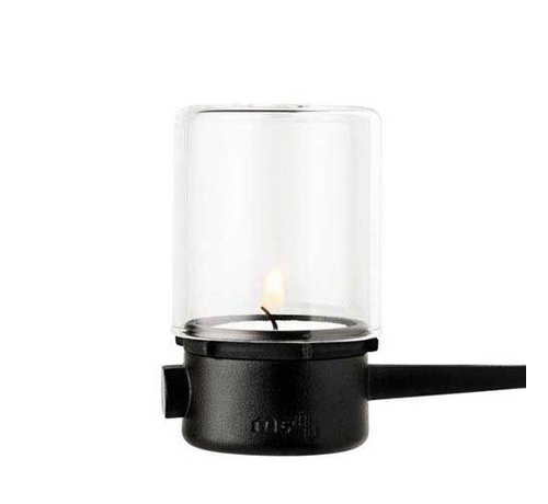 Pipe tealight horizontally