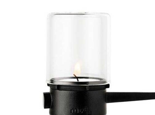 Pipe tealight horizontally