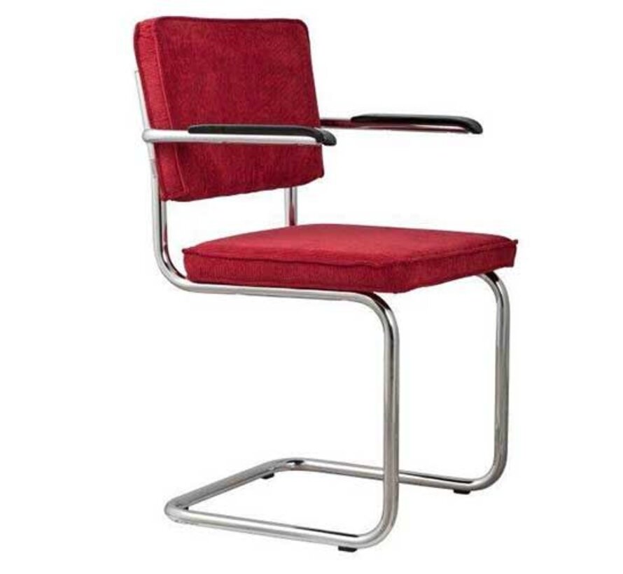 Ridge Rib chair with armrests