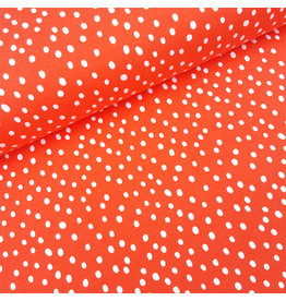 stoffen Dots oranje