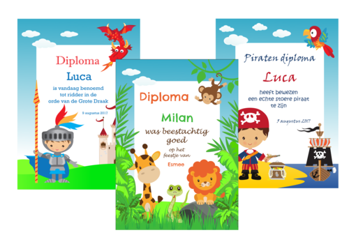 Diploma's Diploma's