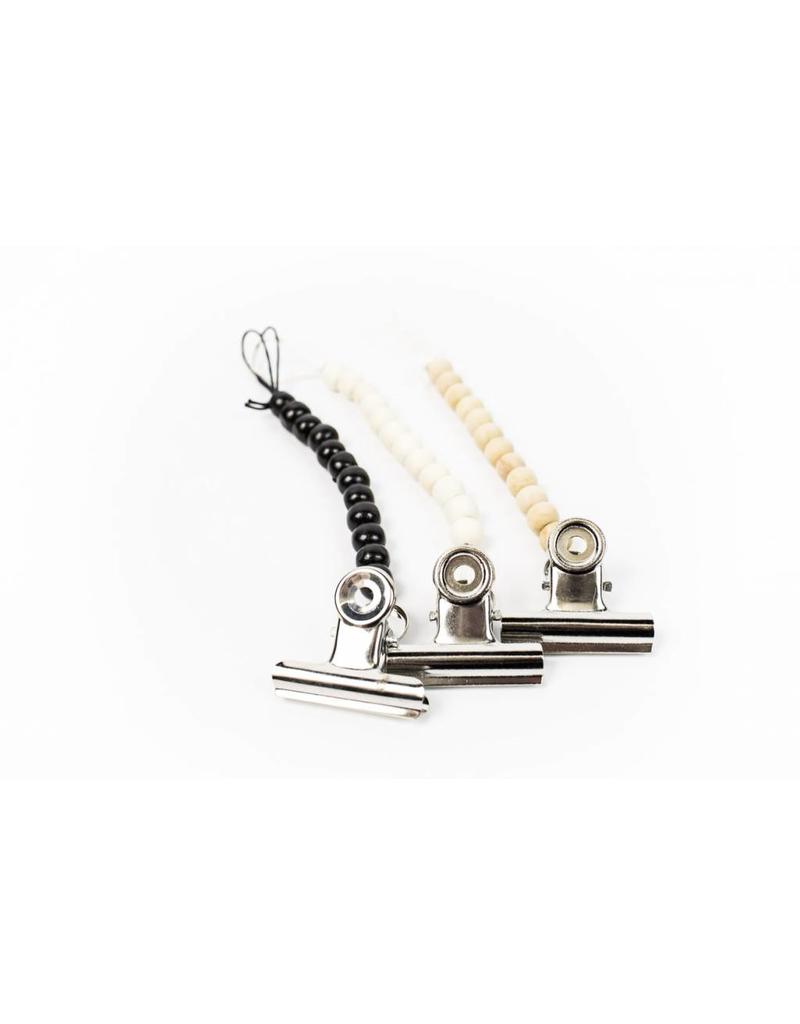 Zoedt Zoedt kralenhanger klein zwart