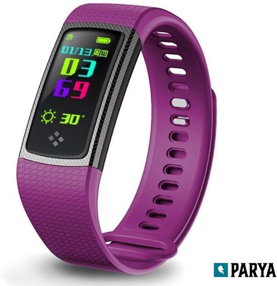 Parya activity tracker 2.0 - Paars Parya activity tracker 2.0 - Paars