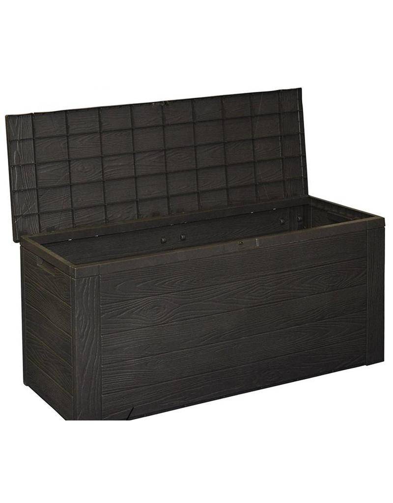 Houtlook Tuinkist - Opbergbox - 300 Liter -Zwart Houtlook Tuinkist - Opbergbox - 300 Liter -Zwart