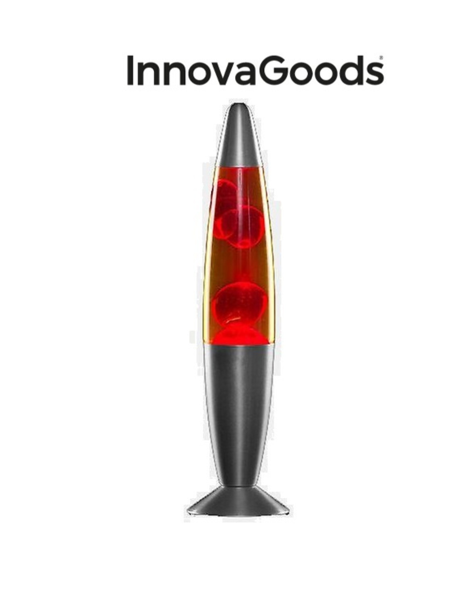 InnovaGoods InnovaGoods - Tafellamp - Lava - Rood