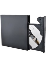 Plug & Play -  Externe CD/DVD Combo Drive Speler Reader - Vierkant