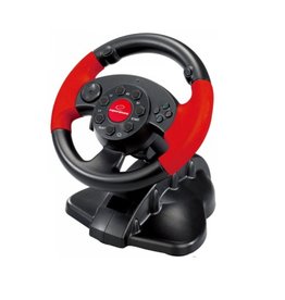 Esperanza Esperanza Game Steering Wheel for PC, Playstation2 & 3 red