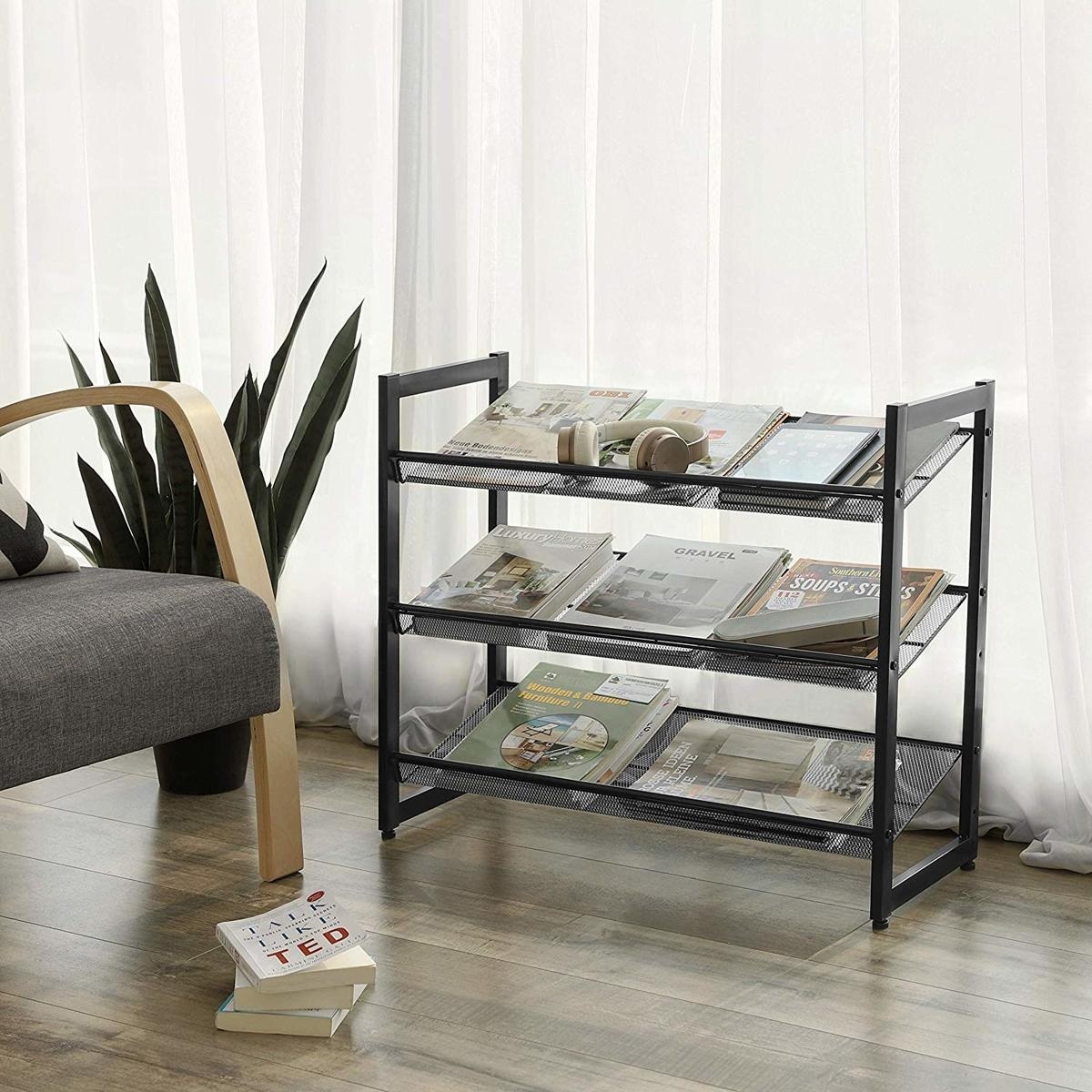 Parya Home - 3-lagiges Schuhregal - 12 Paar Schuhe