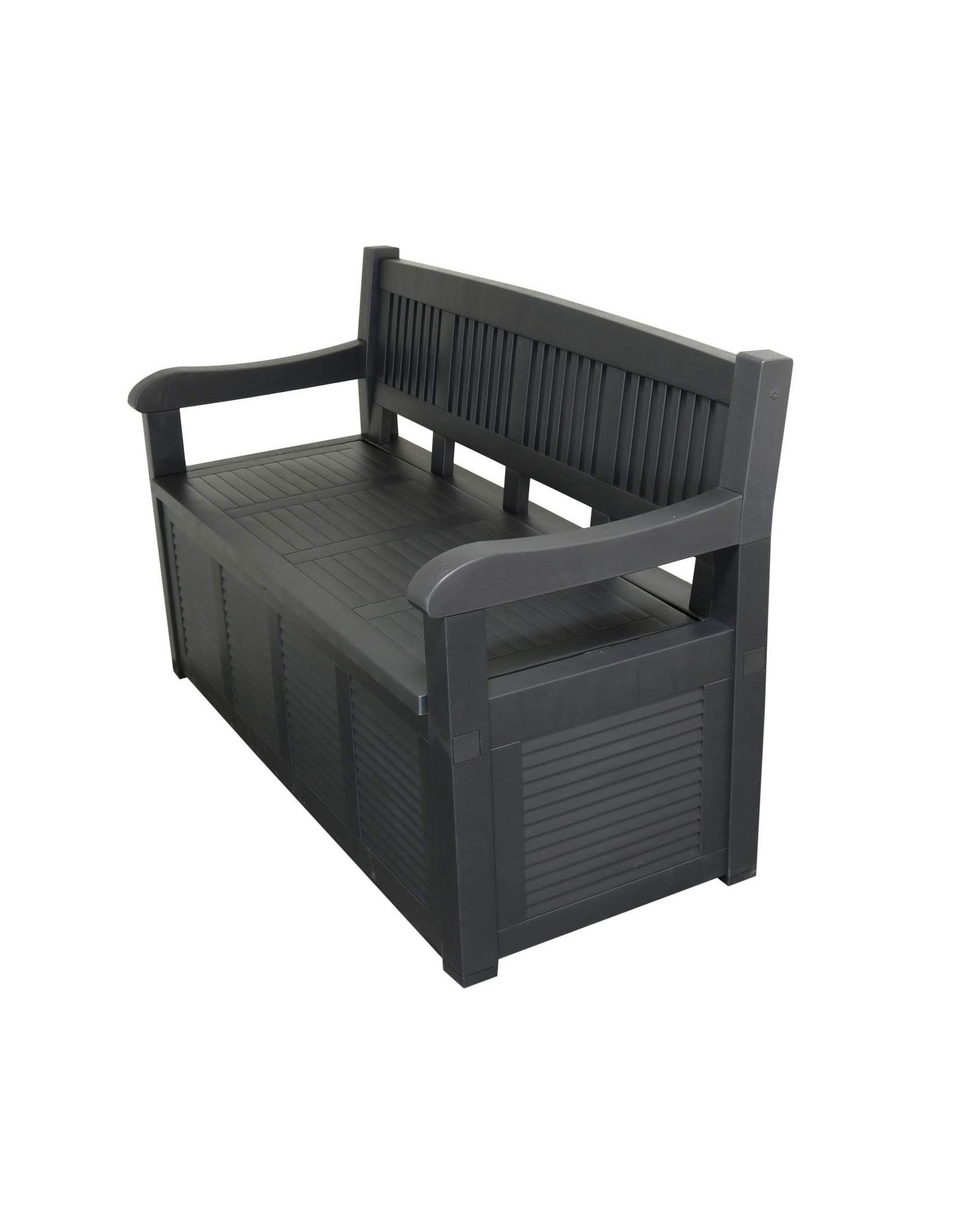 storage bench salzburg  plastic  anthracite  130x60cm