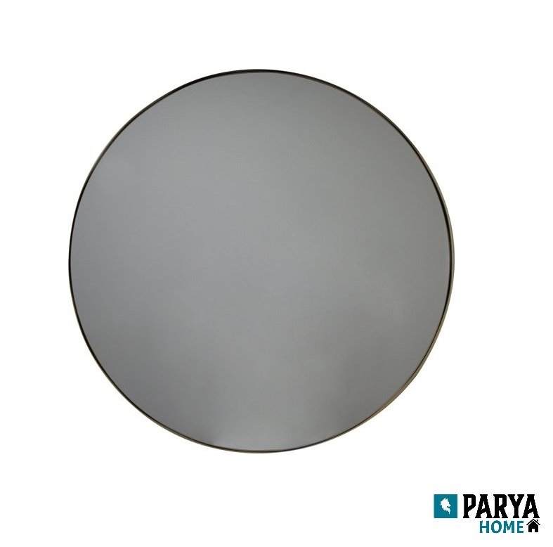 Parya Home- Ronde Metalen Spiegel- Goud- 60cm