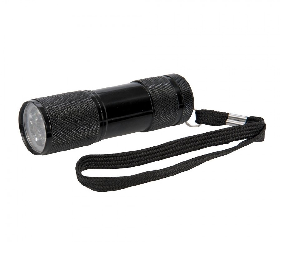 Silverline - Militaire Zaklamp - UV Verlichting - Zwart Silverline - Militaire Zaklamp - UV Verlichting - Zwart