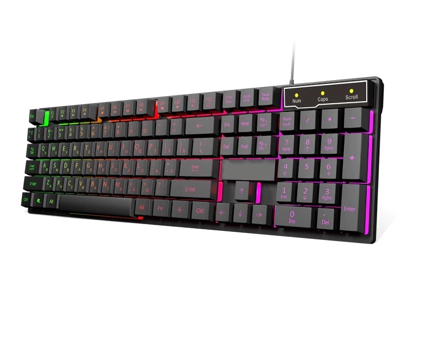 Parya Official - Gaming Toetsenbord - Qwerty - LED Verlichting - Zwart Parya Official - Gaming Toetsenbord - Qwerty - LED Verlichting - Zwart