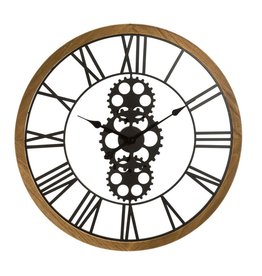 Atmosphera Atmosphera - Wall Clock -Wood/Metal - Ø70 cm