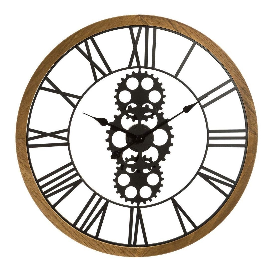 Atmosphera - Wanduhr -Holz/Metall - Ø70 cm