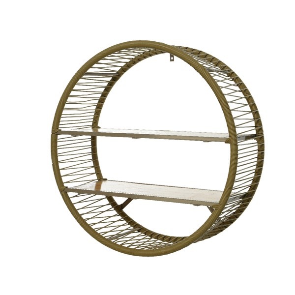 Parya Home - Wandplank - Riet -Ø56 cm Parya Home - Wandplank - Riet -Ø56 cm