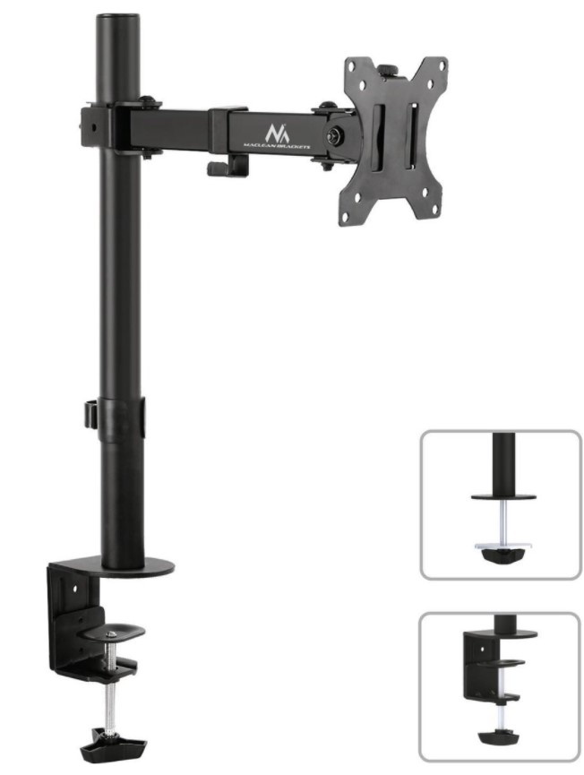 Maclean MC-752 Monitorständer - Flachbildschirm-Tischhalterung - 13-32 Zoll - bis zu 8 kg