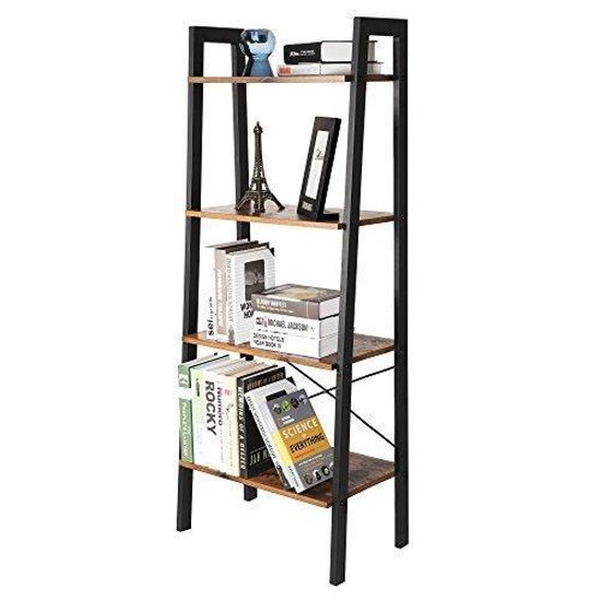 Parya Home - Bücherregal - Metall - Schwarz