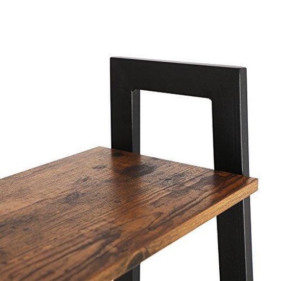 Parya Home - Bücherregal - Metall - Schwarz