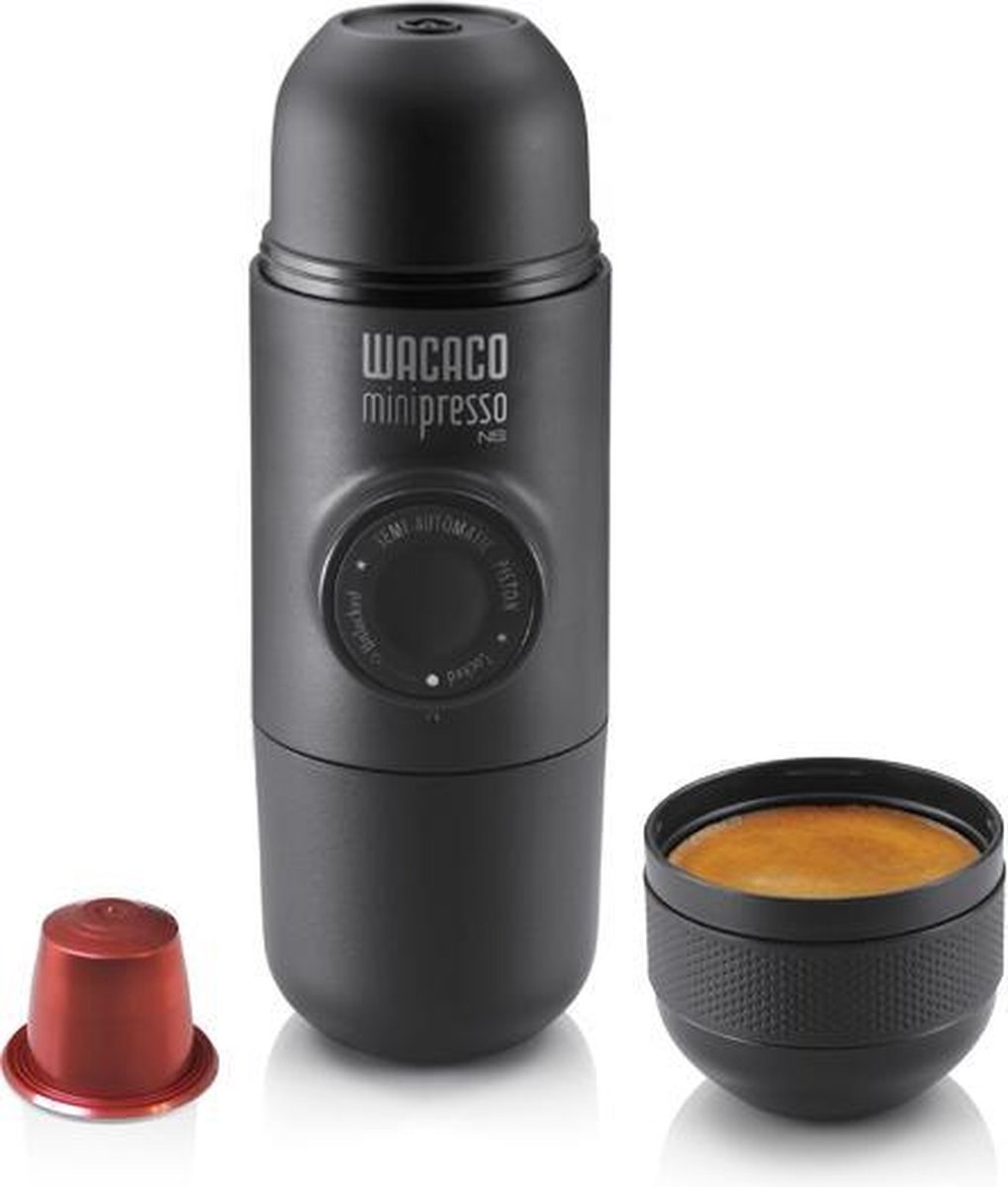 Wacaco - Minipresso NS - Espresso To Go - Zwart Wacaco - Minipresso NS - Espresso To Go - Zwart