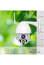 Draadloze WiFi Beveiliging - IP Camera- Wit - 1920 x 1080 p