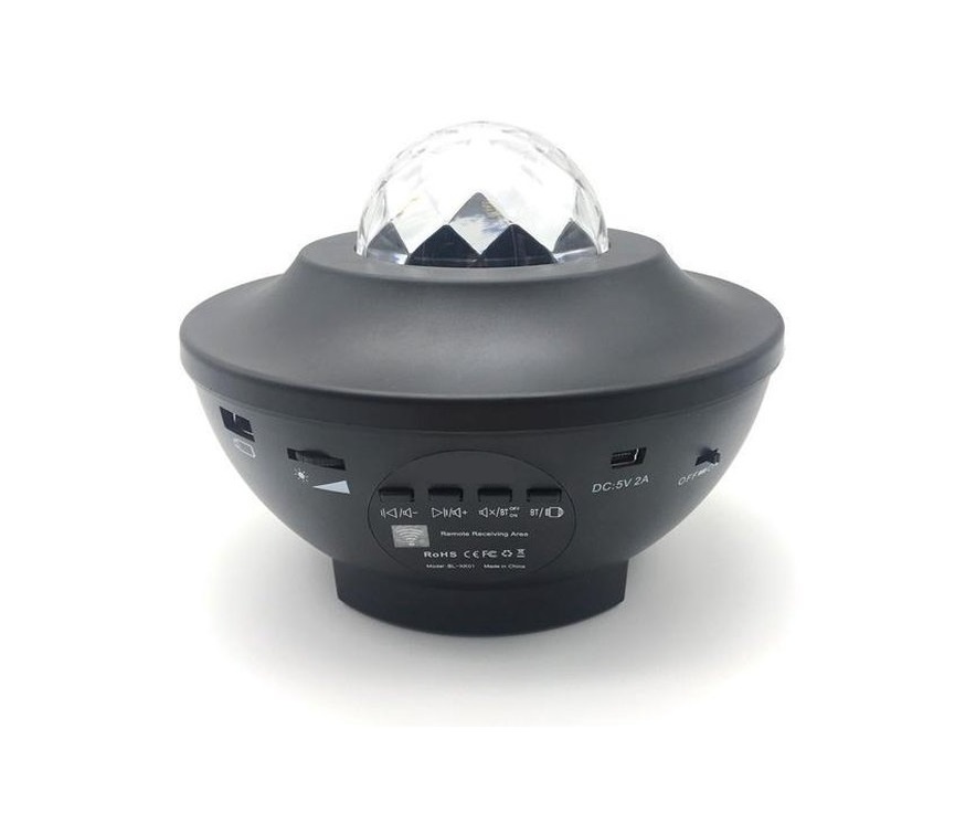 Projector - Sterrenlamp - Met  Speaker- Zwart