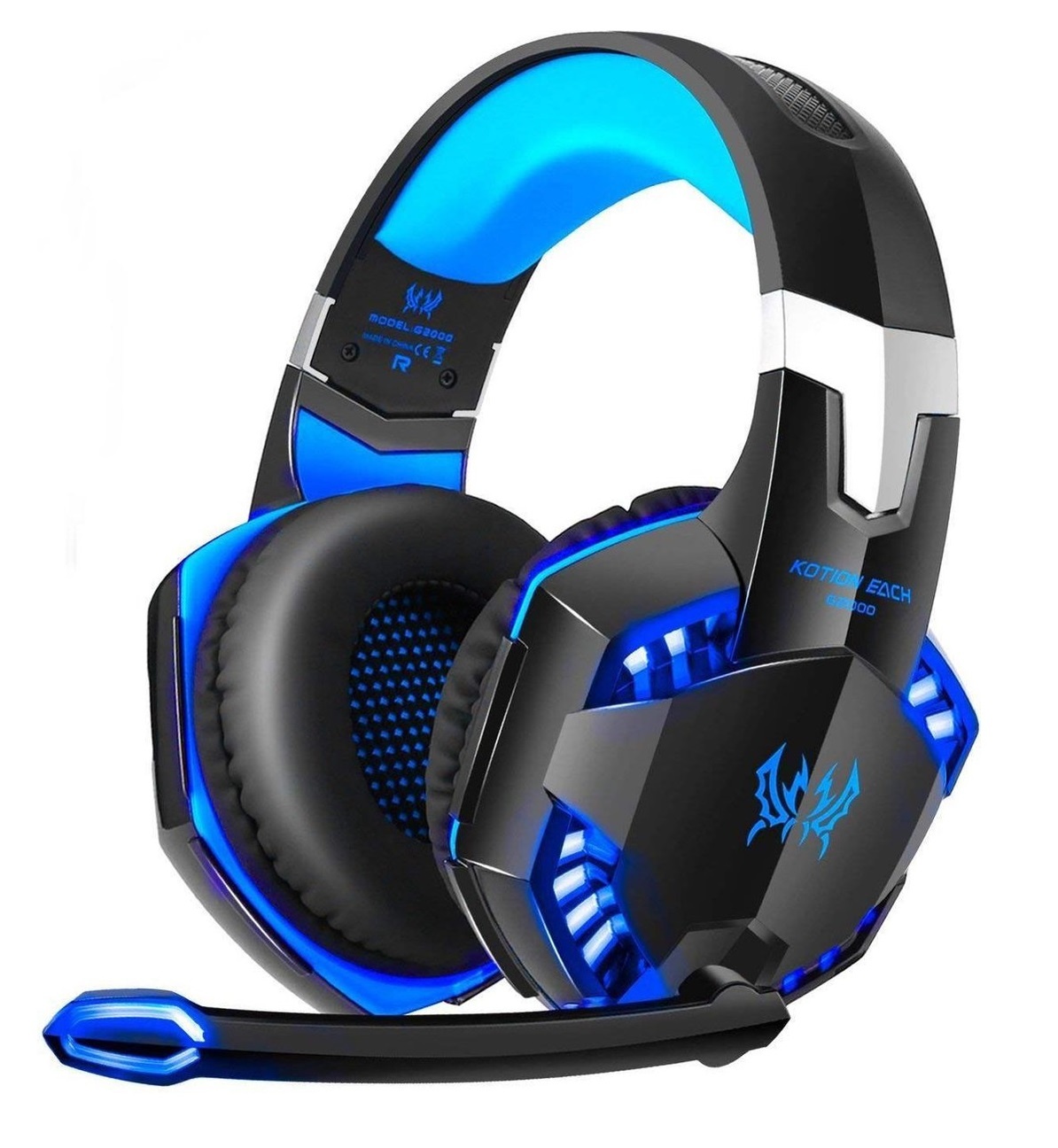 Parya Official - Gaming Headset - Zwart&Blauw - 3,5mm Jack Parya Official - Gaming Headset - Zwart&Blauw - 3,5mm Jack