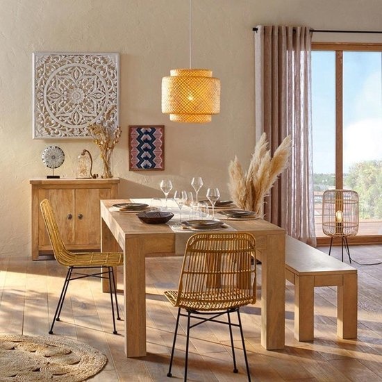 Parya Home - Pendelleuchte - Bambus - Ø40 cm