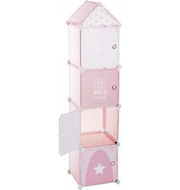 Atmosphera Atmosphera - Plastic storage cabinet - Children's storage cabinet - Pink