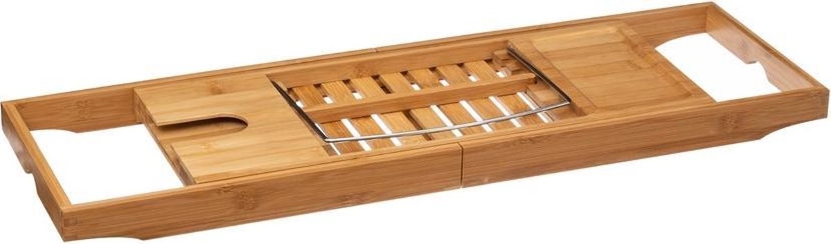Five® - Bambus-Badebrett ausziehbar - braun