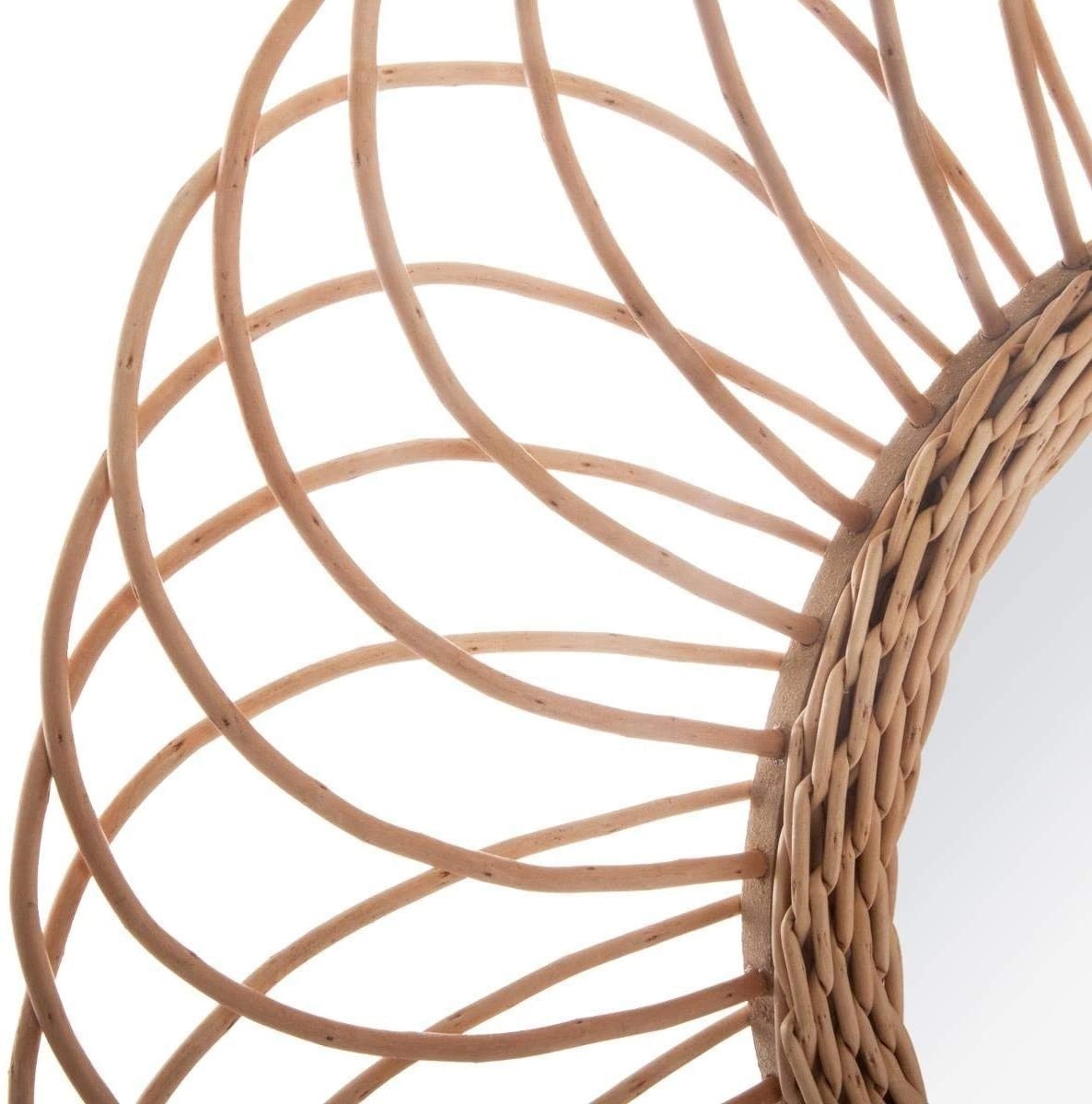Atmosphera - Wandspiegel - Rattan - Beige - Ø58 cm