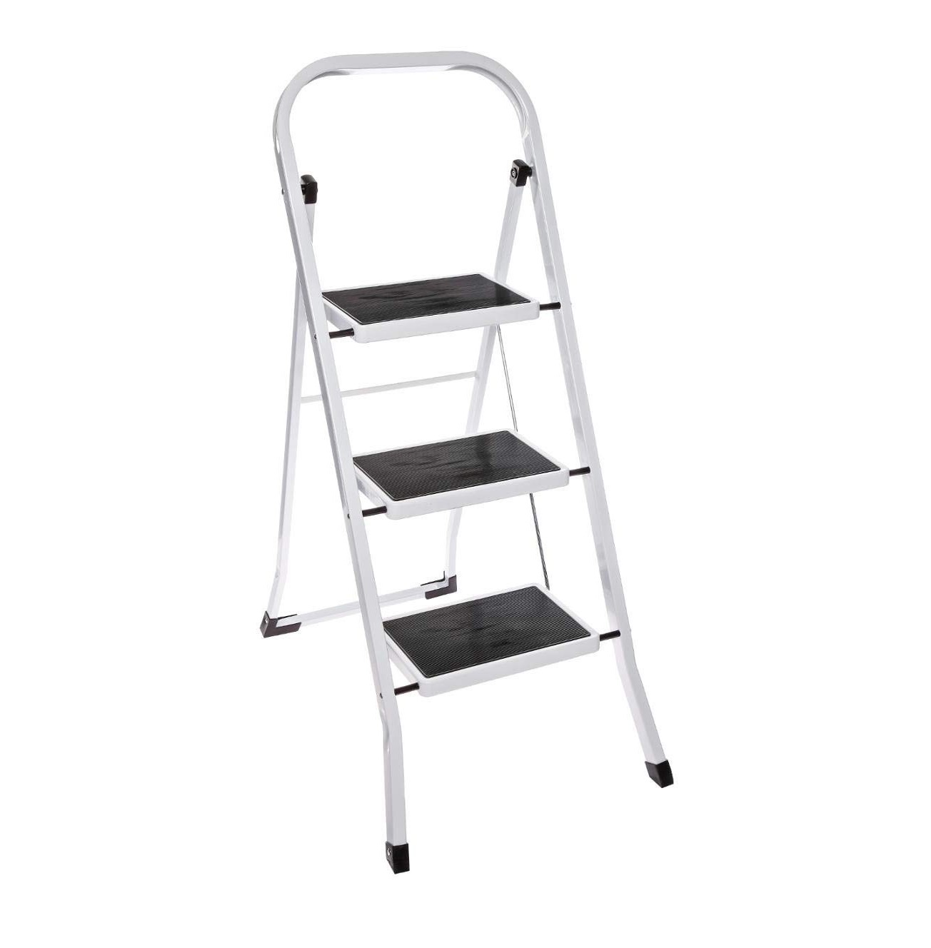 5Five - Household Ladder - Collapsible - Max 150kg - White