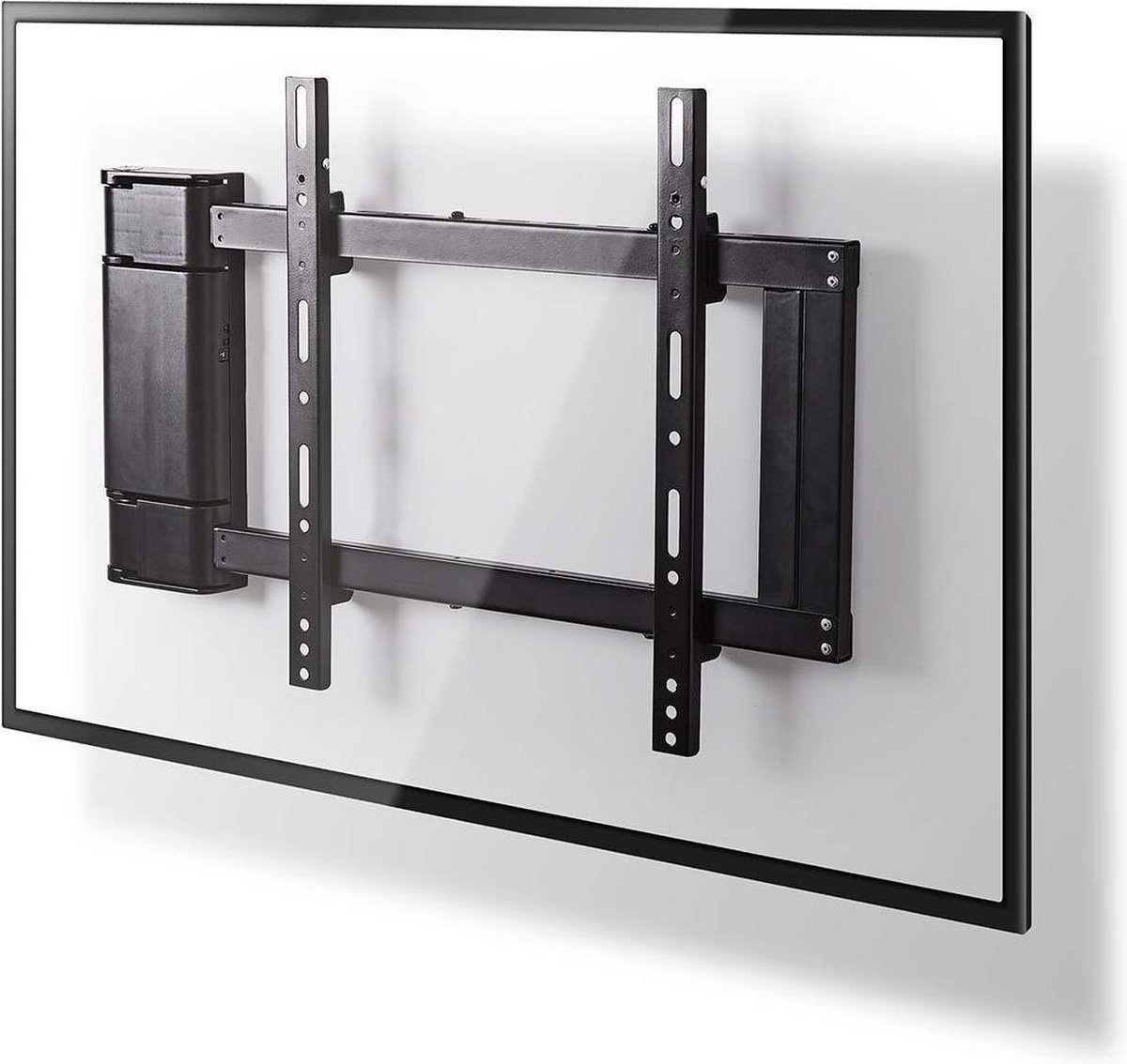 Nedis - TV Muurbeugel - Gemotoriseerd - Max 40kg - Staal - Zwart