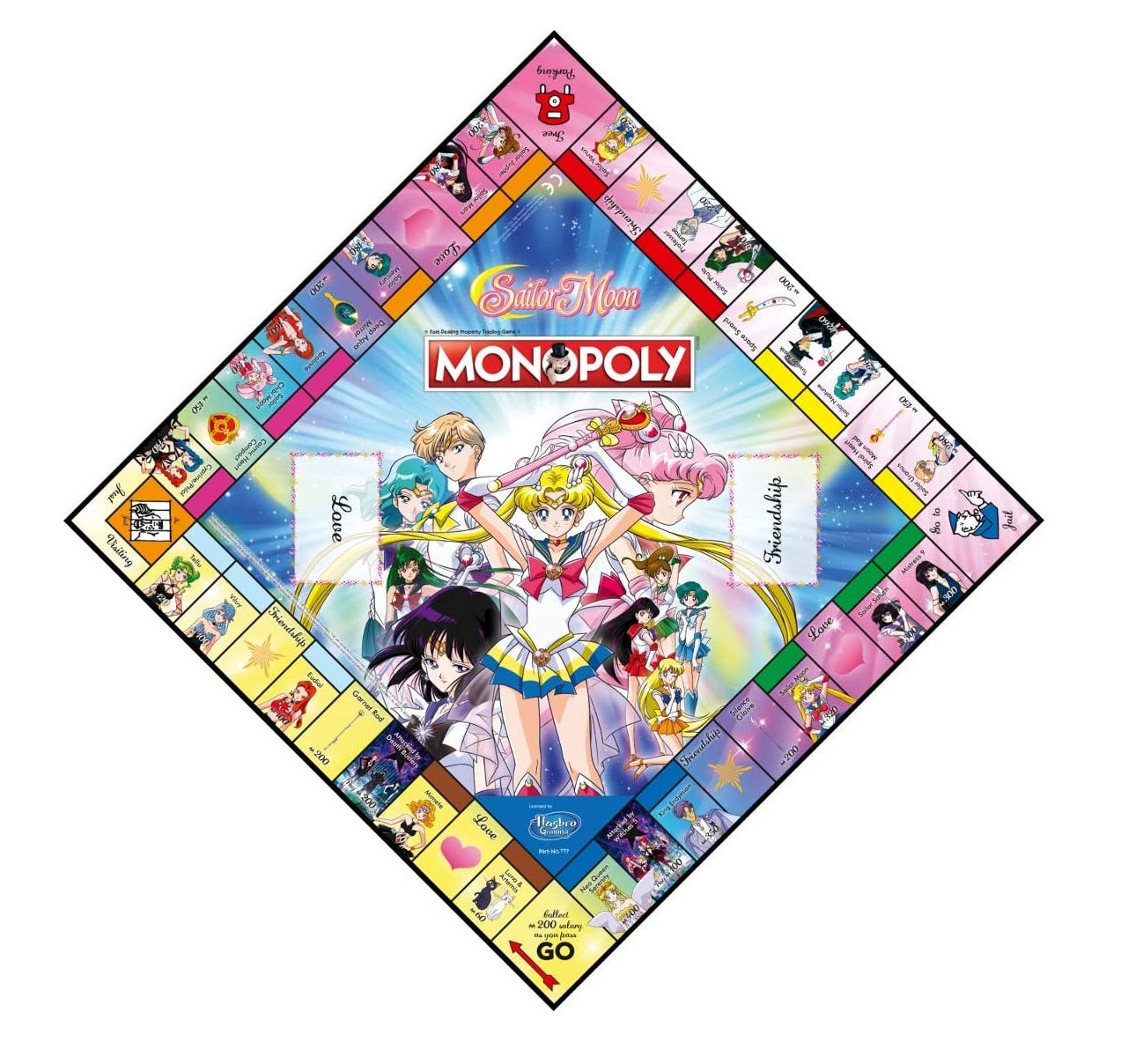 Monopoly - Sailor Moon - Bordspel - Engelstalige versie