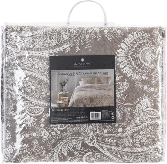 Bedspreads - Maria - Beige - Incl. Pillowcase - 260x240cm