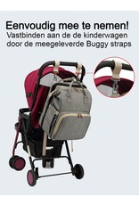 Parya Official Parya Official - Baby Backpack - Changing Pad - Grey