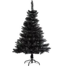 Fééric Lights and Christmas® Black artificial Christmas tree Premium quality - H 150 cm - Blooming collection - Christmas tree-