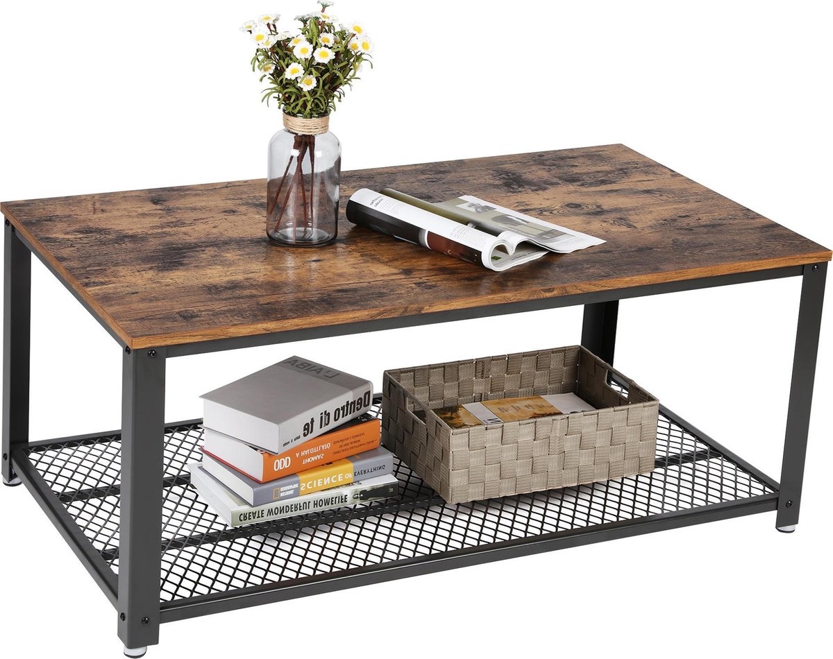 Salontafel - Vintage - Bruin - 106,2 x 45 x 60,2 cm
