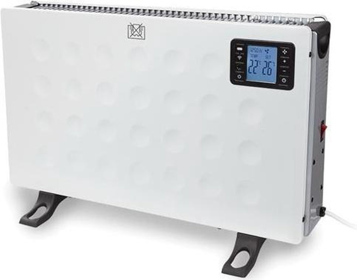 PEREL Smart heater - 2000W - verbinden met Android of iOS - Tuya