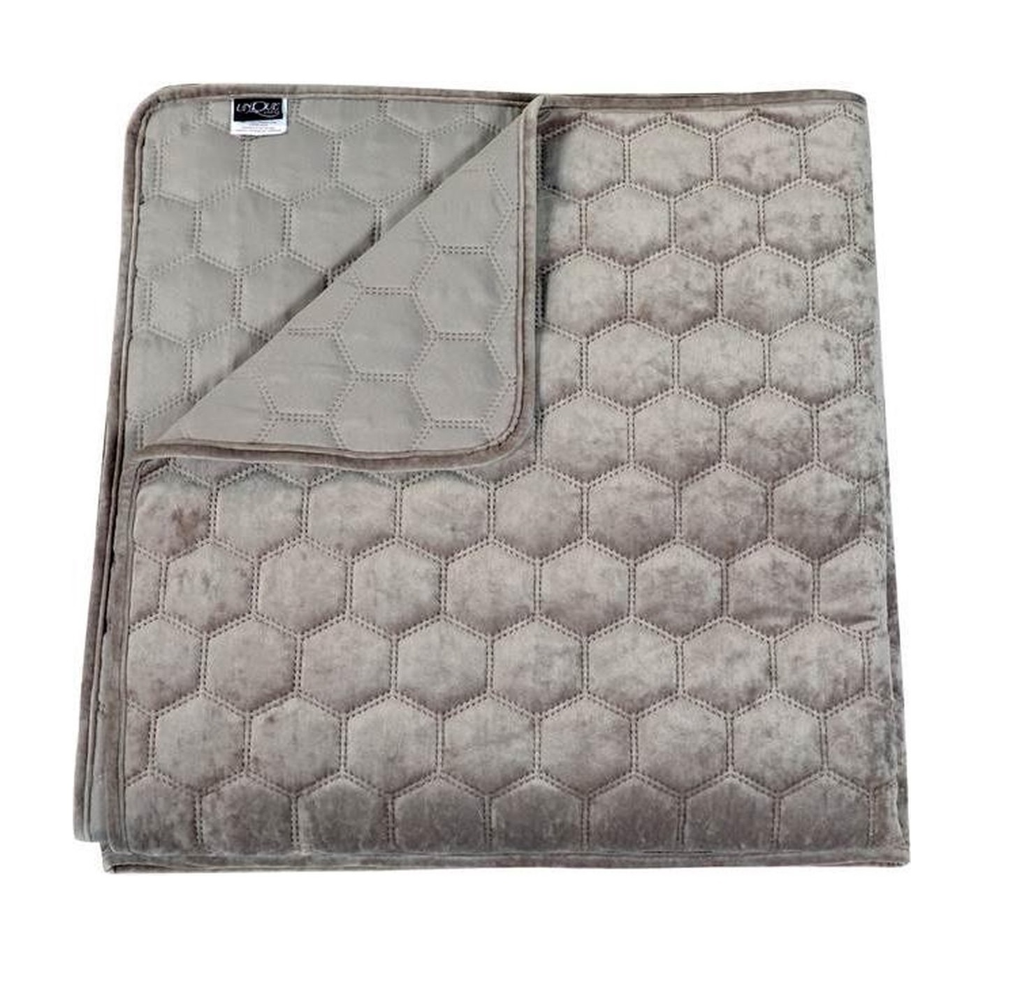 Unique Living - Peggy - Bedsprei - Lits-jumeaux - 240x280 cm - Lichtgrijs Unique Living - Peggy - Bedsprei - Lits-jumeaux - 240x280 cm - Lichtgrijs