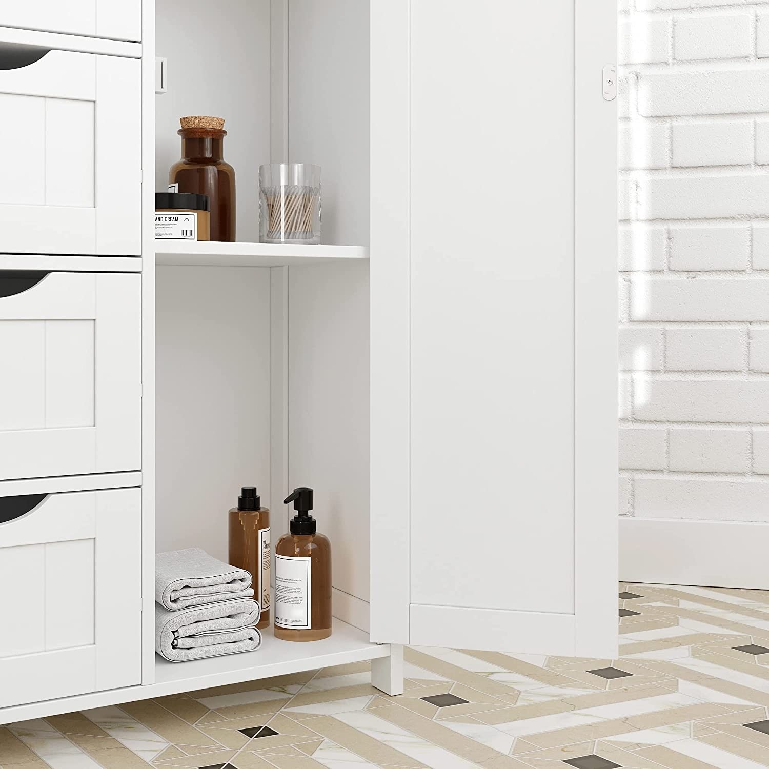 Parya Home - Schrank - Holz - Weiß